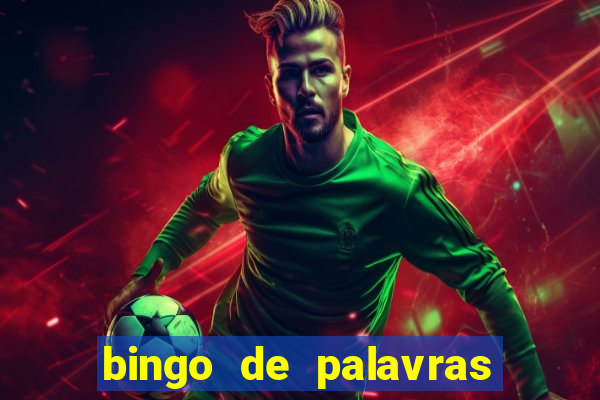 bingo de palavras 3 ano